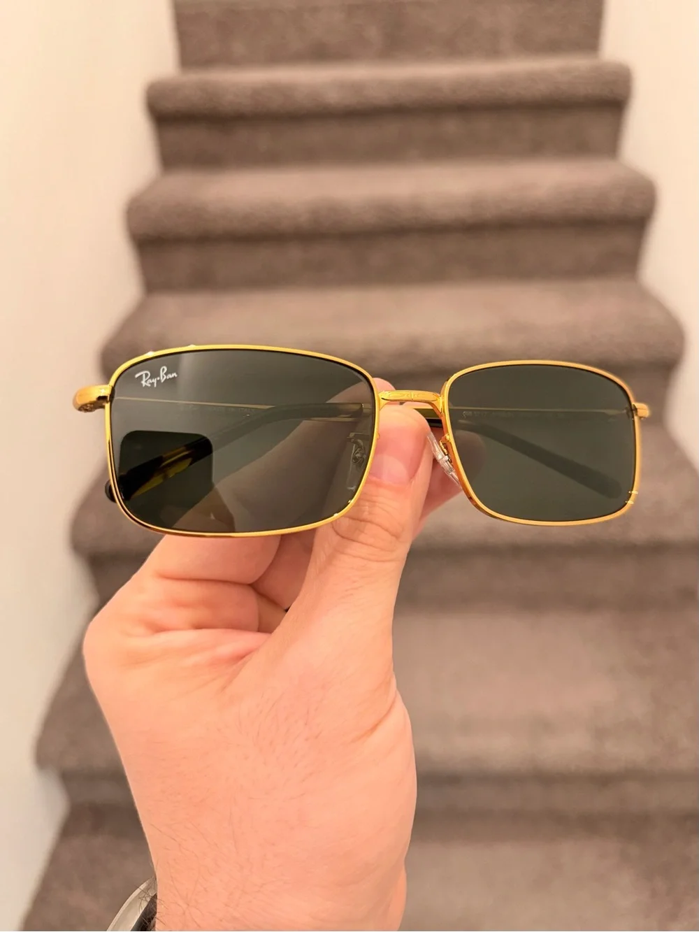 New Ray-Ban Sunglasses RB3717 9396/31 Gold G-15 Lens 57MM